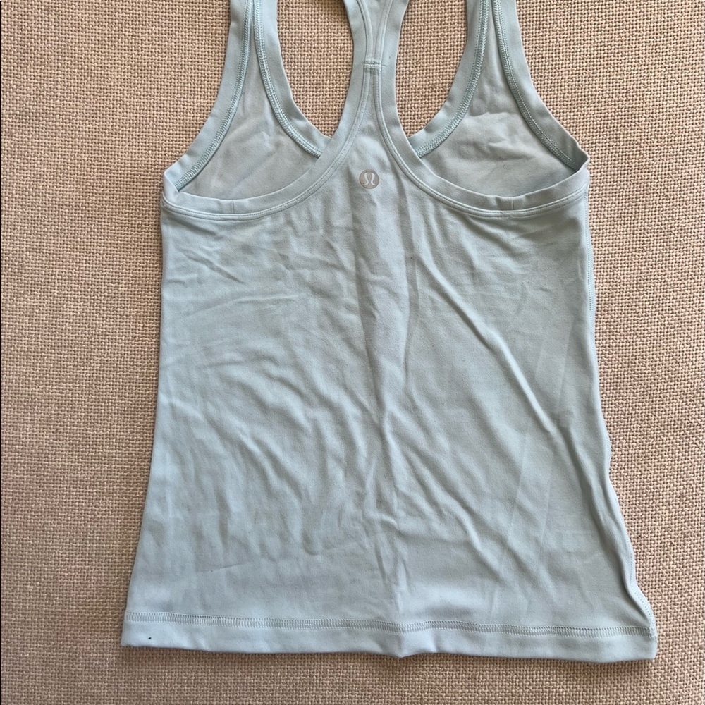 Lululemon cool racerback tank blue size 4 - Picture 4 of 6